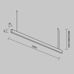 Офисный светильник Maytoni Technical LL312040