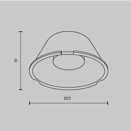 Линза Maytoni Technical LensD25-25