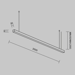 Офисный светильник Maytoni Technical LL312031