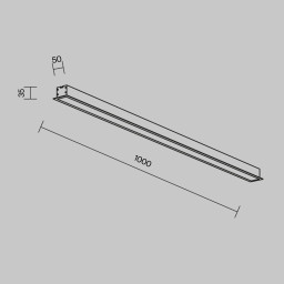 Офисный светильник Maytoni Technical LL313011