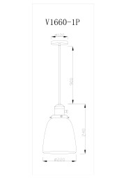Подвесной светильник Moderli V11518-1P