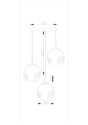 Подвесной светильник Moderli V11524-3P