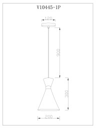 Подвесной светильник Moderli V11557-1P