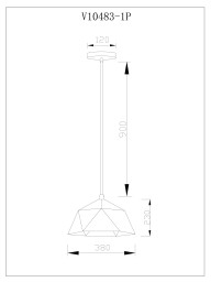 Подвесной светильник Moderli V11560-1P