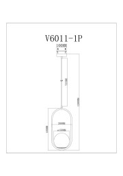Подвесной светильник Moderli V11586-1P