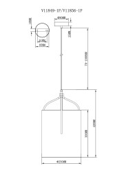 Подвесной светильник Moderli V11856-1P