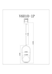 Подвесной светильник Moderli V11585-1P