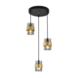 Каскадная люстра Escada 1139/3S Black/Gold