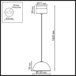 Подвесной светильник Odeon Light 5453/6L