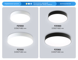 Накладной светильник Ambrella Light FZ1360