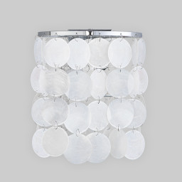 Бра Eurosvet 60005/1 хром/перламутр