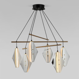 Подвесная люстра Eurosvet 301054 LED латунь