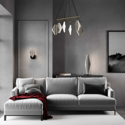 Подвесная люстра Eurosvet 301054 LED латунь