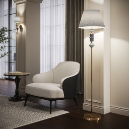 Торшер Eurosvet 109012 латунь