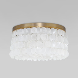 Накладная люстра Eurosvet 60084/5 латунь/перламутр Smart