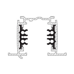 Шинопровод Lightstar 503025-R-DALI