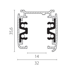 Шинопровод Lightstar 504028-R