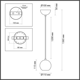 Подвесной светильник Odeon Light 7061/1