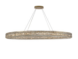 Подвесная люстра Newport 8550/160 C oval gold polished