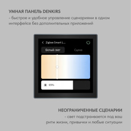 Настенная панель управления Denkirs DK7405-BK