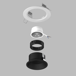 Встраиваемый светильник Lightstar D61607BMOD