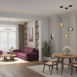 Настольная лампа Denkirs DK6747-BK+AM