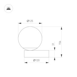 Настольная лампа Arlight 059532