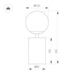 Настольная лампа Arlight 059536