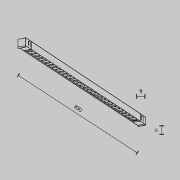 Светильник на шине Maytoni Technical TR241-2-6W4K-B