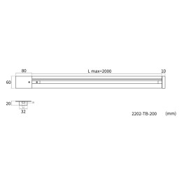 Шинопровод Favourite 2202-TB-200