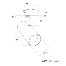 Светильник на шине Favourite 4865-1U