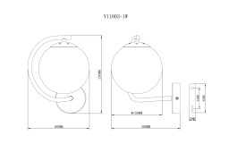 Бра Moderli V11803-1W