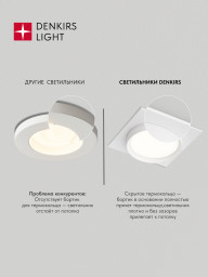Встраиваемый светильник Denkirs DK-DH2001-WH