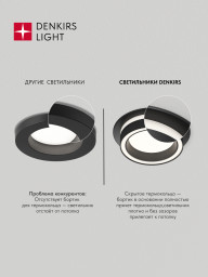 Встраиваемый светильник Denkirs DK-DH2010-BK