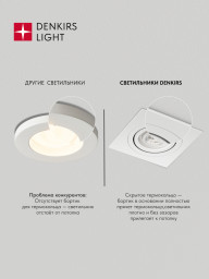 Встраиваемый светильник Denkirs DK-DH2021-WH