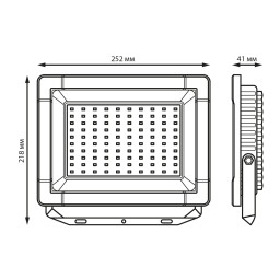 Прожектор Gauss 613100110