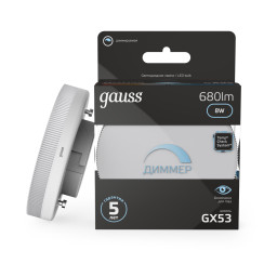 Светодиодная лампа Gauss 108408208-D