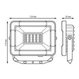 Прожектор Gauss 613100220