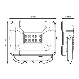 Прожектор Gauss 613100220