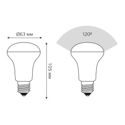Светодиодная лампа Gauss 106002109