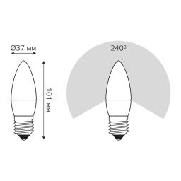 Светодиодная лампа Gauss 33218
