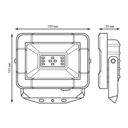 Прожектор Gauss 613100310
