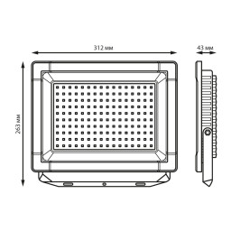 Прожектор Gauss 691511150