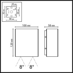 Светильник настенный Odeon Light 7188/5WL