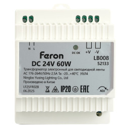 Блок питания для светодиодной ленты Feron 52133