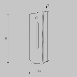 Бра Maytoni MOD523WL-L15BG3K