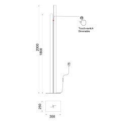 Торшер Mantra 9188