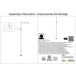 Подвесной светильник Mantra 9345