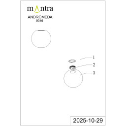 Плафон Mantra 9346