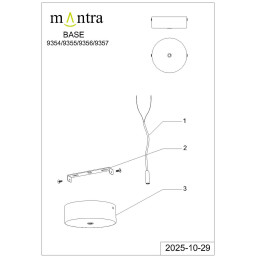 База накладная Mantra 9355